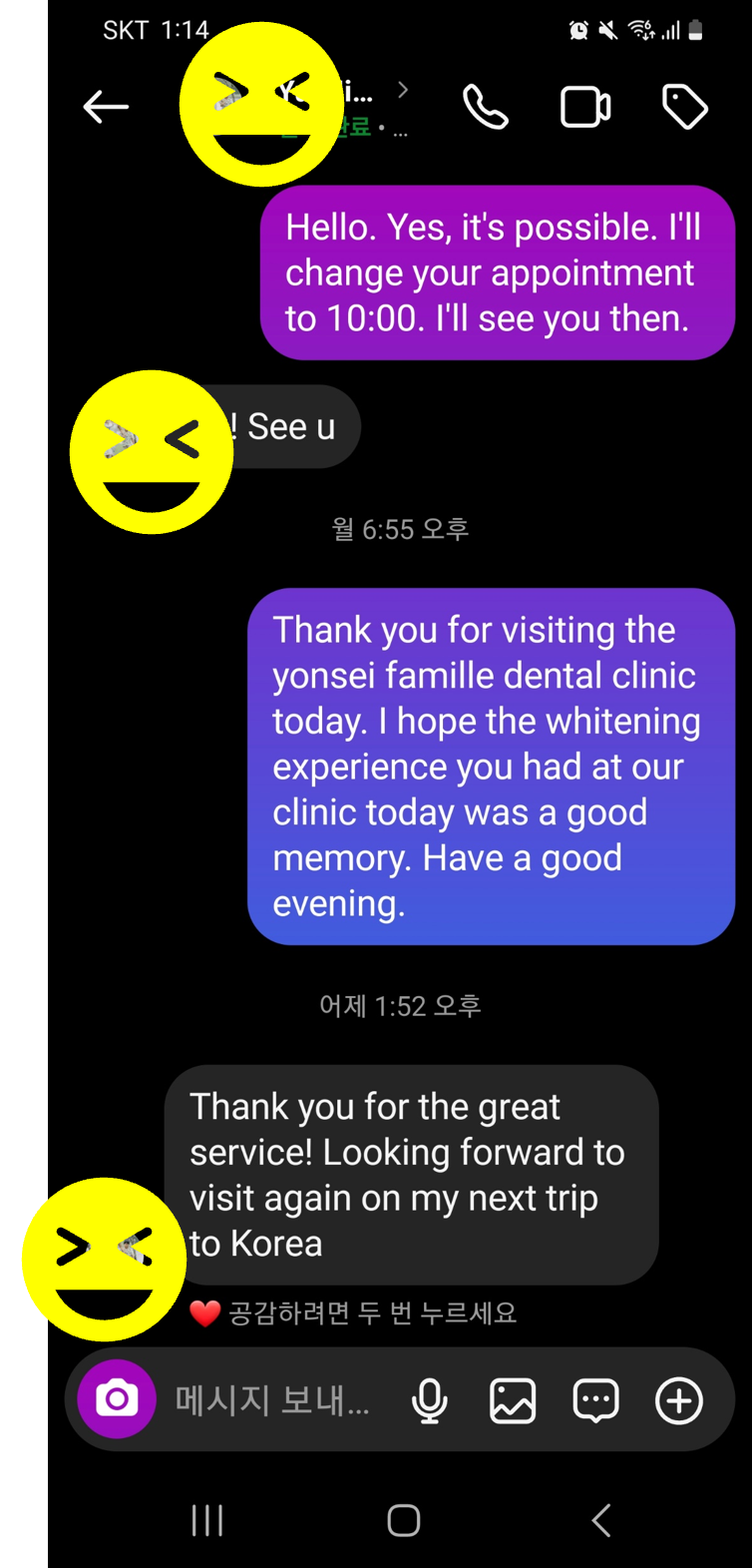 Foreigner DM whitening review at Yonsei Famille