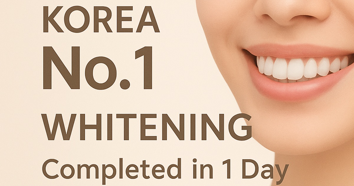 Whitening before and after at Yonsei Famille