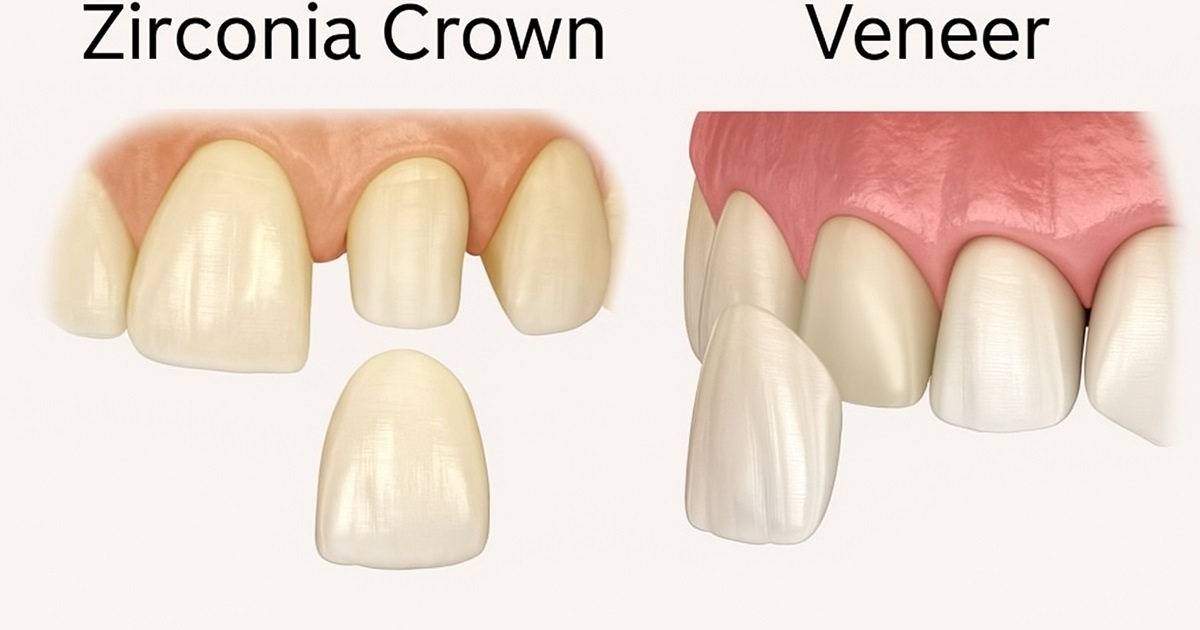 Zirconia Crown vs Laminate Veneer in Korea